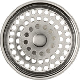 Kohler GP41398-VS basket in vibrant stainless fits Duo Strainer for secure drainage control.