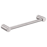 KOKOSIRI towel bar front view in brushed nickel, sturdy stainless steel for daily use