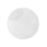 KoKo&Yukina 6-inch milk white glass shade for versatile lighting fixtures with warm ambient glow.