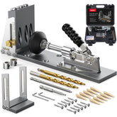 Kolvoii Pocket Hole Jig setup demonstrates precise alignment for strong joints.