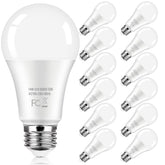 Kondras LED bulbs 1600lm 5000K deliver bright daylight light for living rooms.