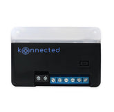 Konnected blaQ garage setup showing local control without cloud dependence