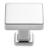 Koofizo 10-pack polished chrome knob close-up for secure grip and easy cabinet upgrade