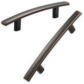KOOFIZO bronze cabinet pulls in 3-inch size for quick kitchen upgrades.