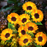 KOOPER solar lights outdoor decor in a 6-pack provides a gentle garden glow.