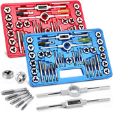 KOOPOOL 80-piece tap and die set in case for versatile threading projects