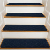 KOOTETA stair treads on wooden steps offer soft-touch comfort and anti-slip protection