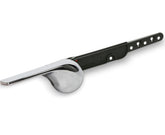 Korky 6052BP StrongARM tank lever front-mount with chrome wave design for universal compatibility.