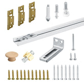 KOVOSCH 30-inch bifold door track provides durable support for closet doors.
