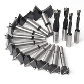 KOWOOD 14-piece Forstner set for pocket holes with clean results.