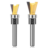 KOWOOD dovetail router bits in package for easy woodworking projects.