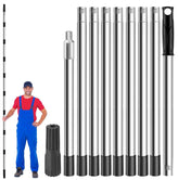 Koyata paint roller extension pole 11.8ft reach, enabling painting without ladders