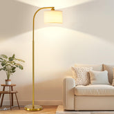 KQW tall floor lamp assembly view showing easy tool-free setup