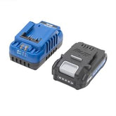 Kreg Blue Ion 2Ah battery close-up highlighting durable construction for reliable power.