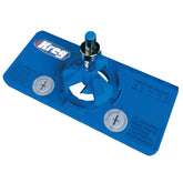Kreg KHI-Hinge Jig drill guide for precise concealed hinge holes.