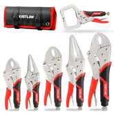 KRETLAW 5-inch curved jaw locking pliers for versatile gripping tasks