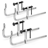 KRETLAW bar clamps 12-inch front view for stable woodworking assemblies.