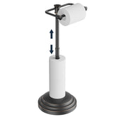 Kroias oil rubbed bronze free-standing toilet paper holder with rust-proof finish