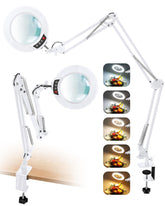 Krstlv 10x magnifying lamp with stand for precise repairs and crafts.