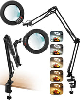 Krstlv 10x magnifying glass with light for precise, hands-free inspection
