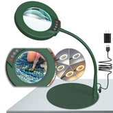 Krstlv base and gooseneck magnifier for stable hands-free close work.