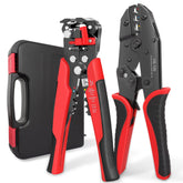 Kuject 3-in-1 wire stripper and crimping tool kit showing all-in-one versatility for electronics projects.