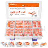 Kuject lever wire nuts kit 150pc package for versatile wiring projects
