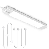 KUKUMAO LED Tube Light 17in front view with bright daylight for cabinets