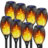 Kurifier solar torch lights flame glow for patio decor