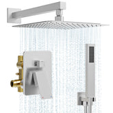 Kurpot 10-inch rainfall shower head for wide, refreshing coverage