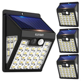 Kuyimy solar lights outdoor front view for bright entry illumination