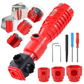 KUZIUA 25-in-1 faucet installation wrench in action for easy under-sink access.
