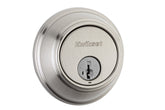 Kwikset 816 key control deadbolt exterior showing secure keyed entry.