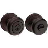 Kwikset Juno keyed exterior knob for secure front door entry