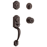 Kwikset Montara front door lock set with two-point security for enhanced protection