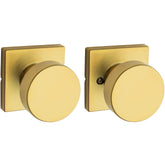 Kwikset Pismo interior passage knob on a closet door, non-locking convenience.