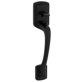 Kwikset Prague front door handle no lock exterior for secure entry with style