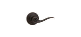 Kwikset Tustin privacy lever in Venetian Bronze for bedrooms and bathrooms