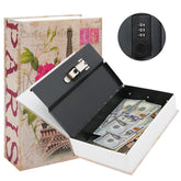 KYODOLED Diversion book safe with combination lock on a shelf for discreet storage