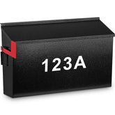 KYODOLED wall mount mailbox front view with space-saving outdoor design