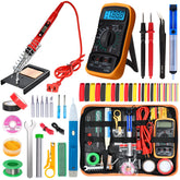 KYZHXVO 80W soldering iron with LCD display for precise temperature control.