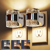 L LOHAS LED 2 Pack night lights plug into wall for easy ambient lighting