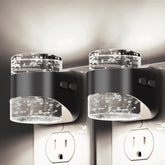 L LOHAS LED bubble night light two-pack with dual glow for hallway navigation