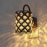 L LOHAS LED Night Light with crystal diamond grid for elegant ambiance.
