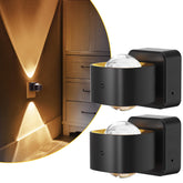 L LOHAS LED night light projector with 180° projection for modern rooms.
