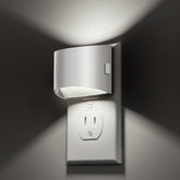 L LOHAS LED night light wall plug shows 3-level brightness for cozy bedrooms