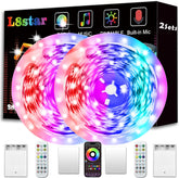 L8star battery-powered LED strip with two rolls for cordless ambient lighting