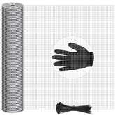 Laapee hardware cloth roll 48x100ft showing sturdy 3/4x3/4 in grid for fencing