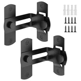 L'aimefois 90 Degree Flip Barn Door Lock front view for enhanced privacy on sliding doors