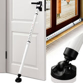 LAKEROD 3-in-1 door security bar with top hook enhances door protection.